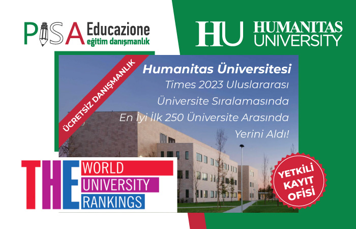 Humanitas Üniversitesi İlk 250 Üniversite Arasında