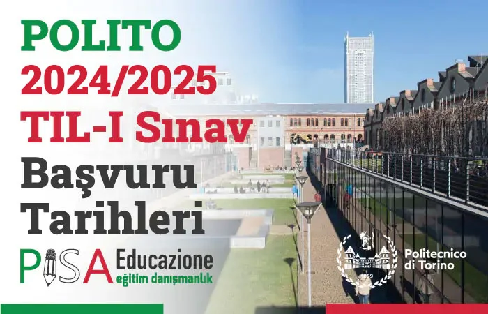 Polito 2024-2025 TIL-I Sınav Başvuru Tarihleri