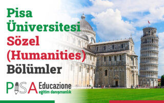 Pisa Ünviersitesi Sözel (Humanities) Bölümler